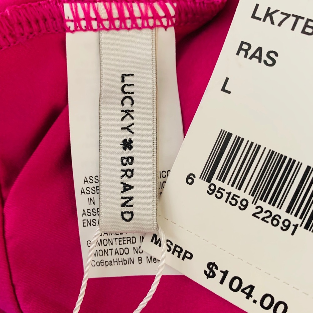 Lucky Brand Tapestry One Piece Bathing Suit - Picture 3 of 5